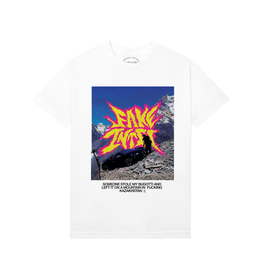 Fake Intel Bugotti White Tee