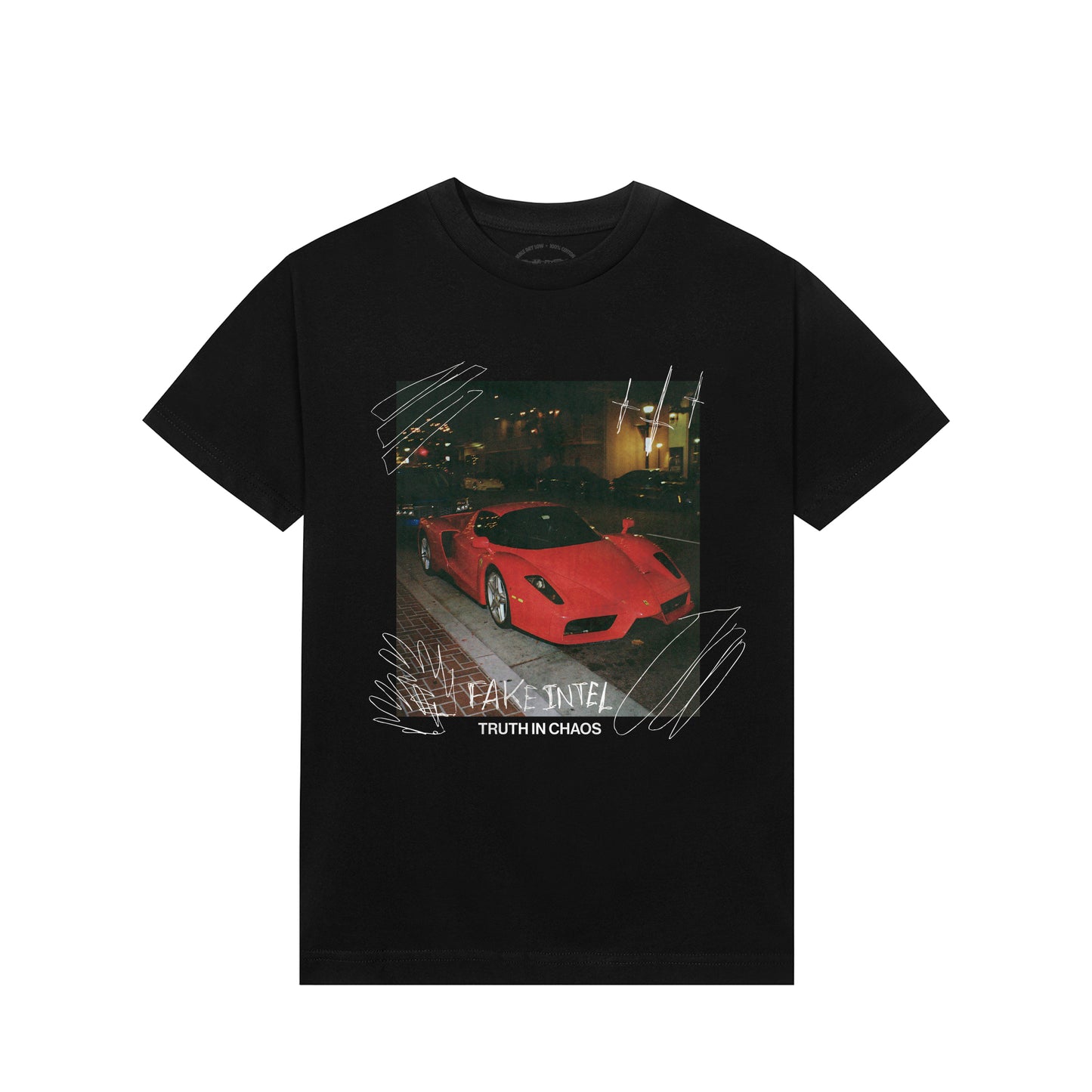 Fake Intel Enzo Black Tee